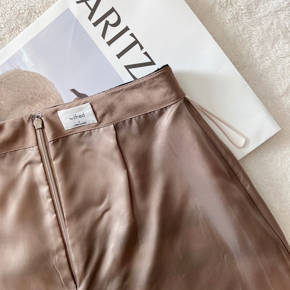 ARITZIA Wilfred Classic Wool A-line Mini Skirt - Picture 8 of 8